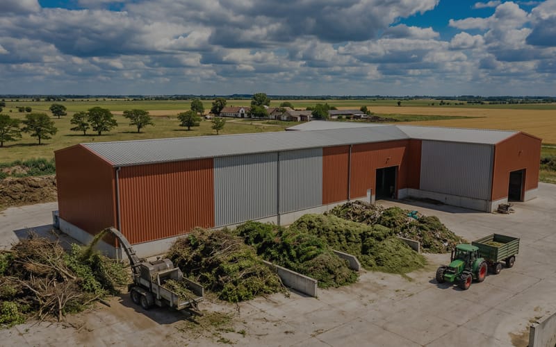 Landscaping Waste Pellet Production Line in Hungary