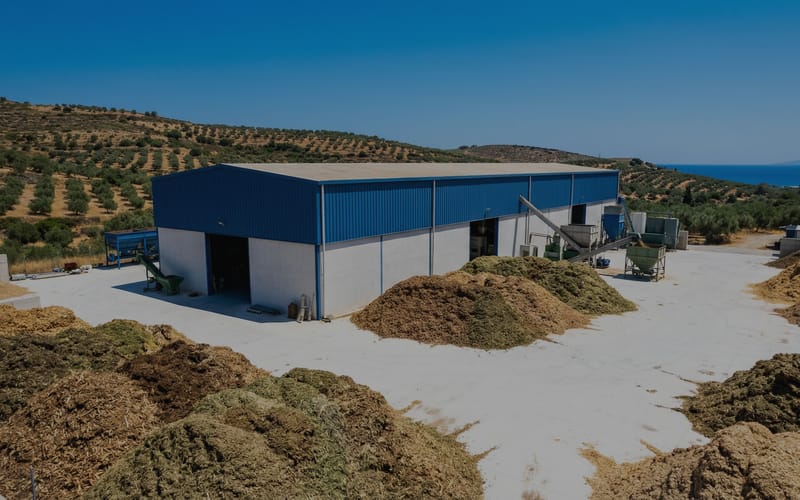 Wood Husk Crop Pellet Production Line in Greece