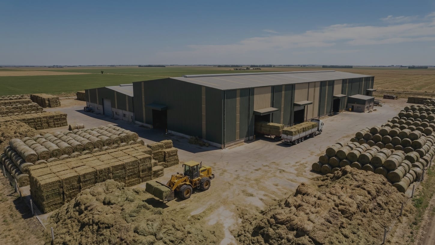 alfalfa hay pellet production line in Argentina