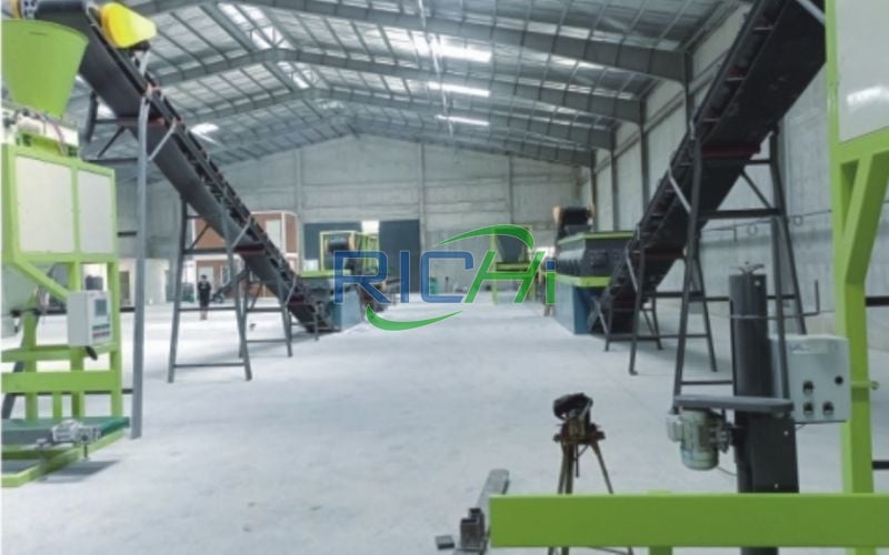 8 t/h sugarcane bagasse pellet machine in Thailand
