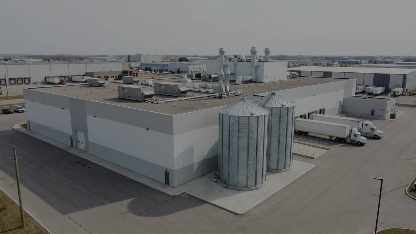 pet food extrusion plant in Canada