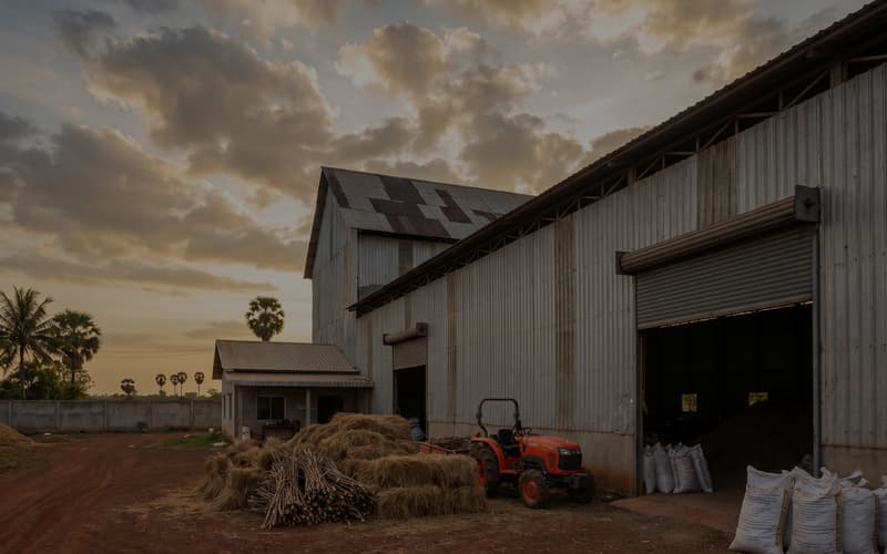 Biomass Pellet Processing System for Farm Waste in Cambodia
