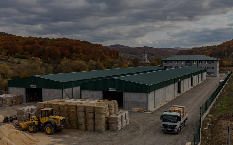 Biomass Based Animal Bedding Pellet Production Line in Romania