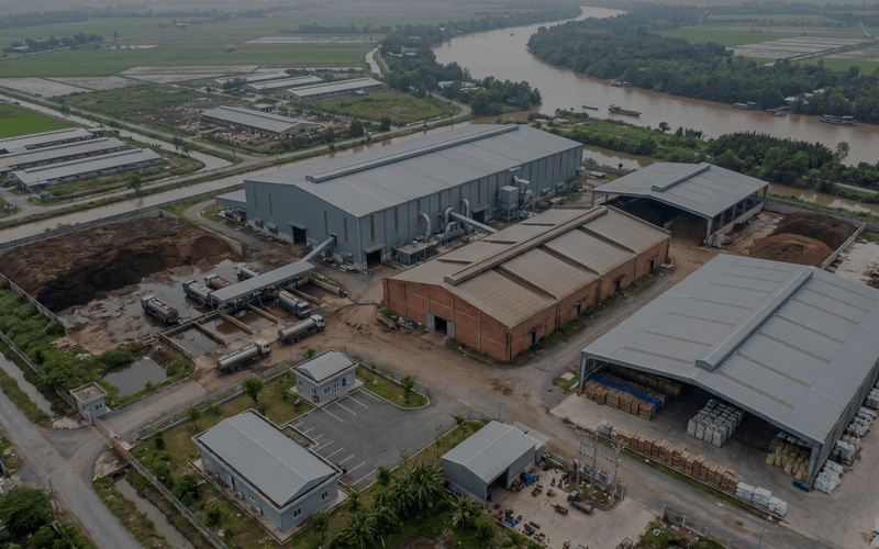 Pig Manure Organic Powder Fertilizer Plant in Vietnam