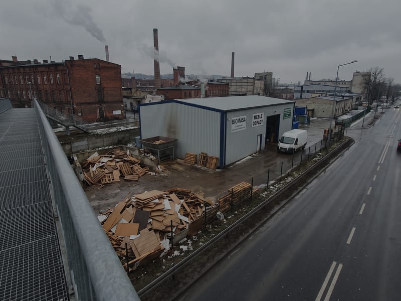 1th furniture wood waste pellet line in Poland