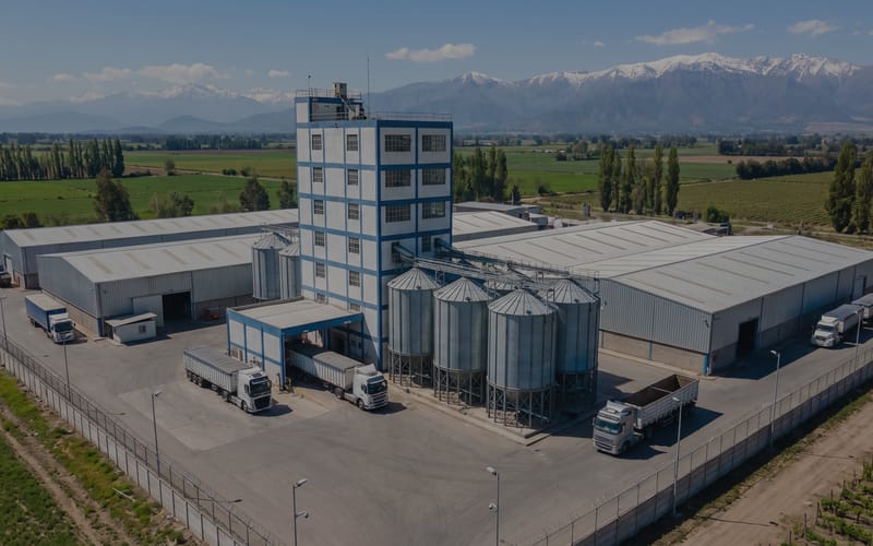 Dairy Cattle Feed Factory in Chile
