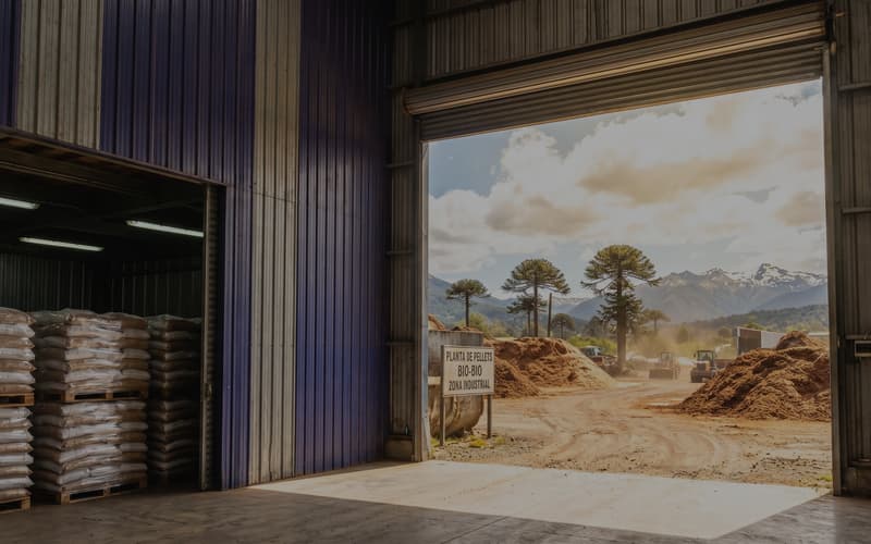 Wood Pellet Factory Construction in Chile
