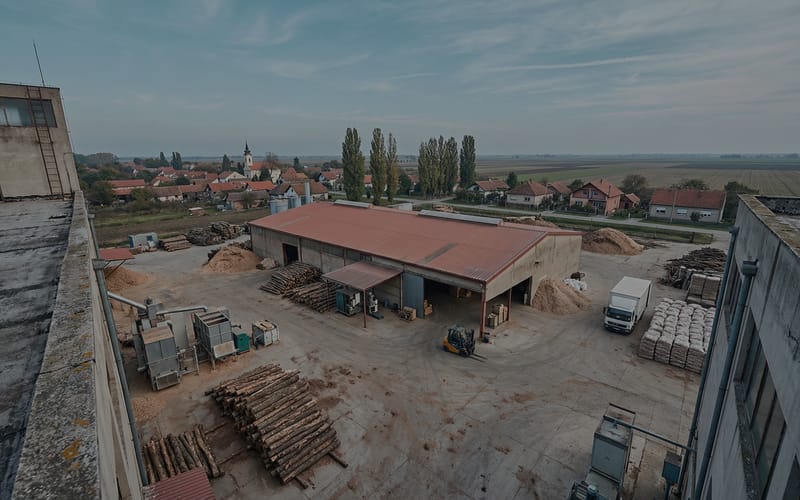 Wood Pellet Plant Installation in Serbia