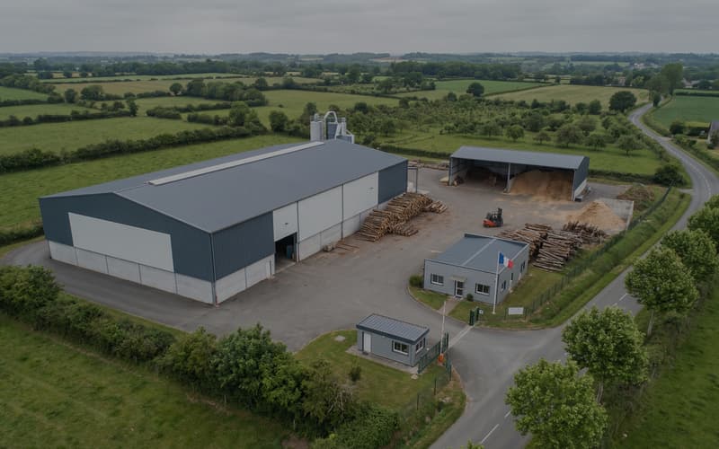Wood Pellet Processing Plant in France
