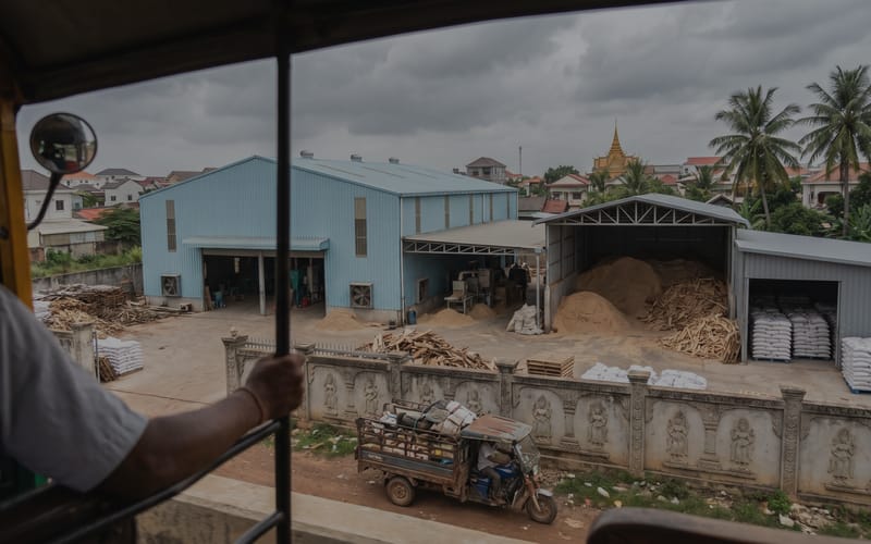 Wood Sawdust Pellet Plant in Cambodia