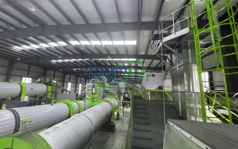 2-3 t/h organic fertilizer pellet machine in Russia