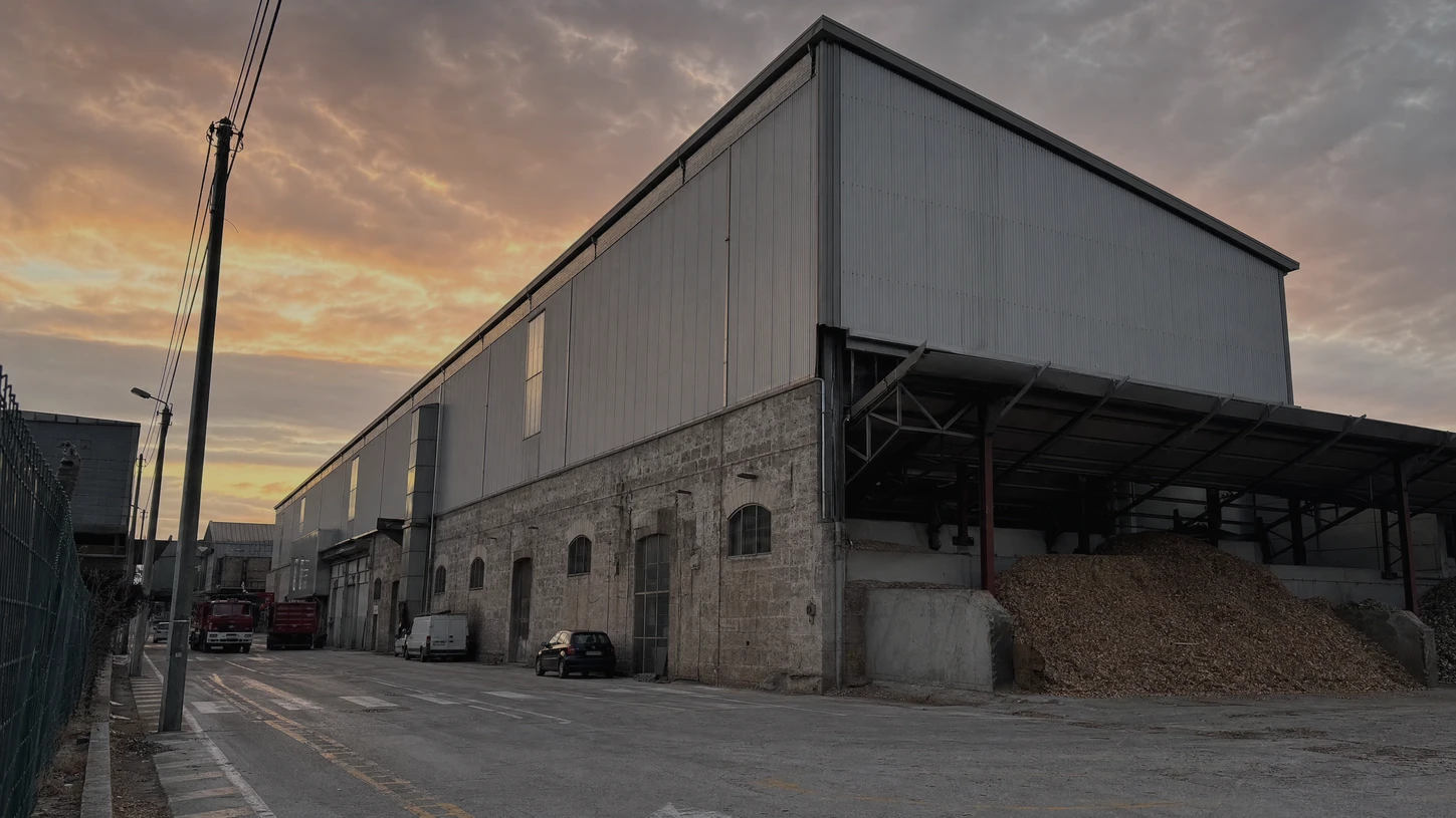 4-6T/H Rotary Drum Dryer for Biomass in Italy