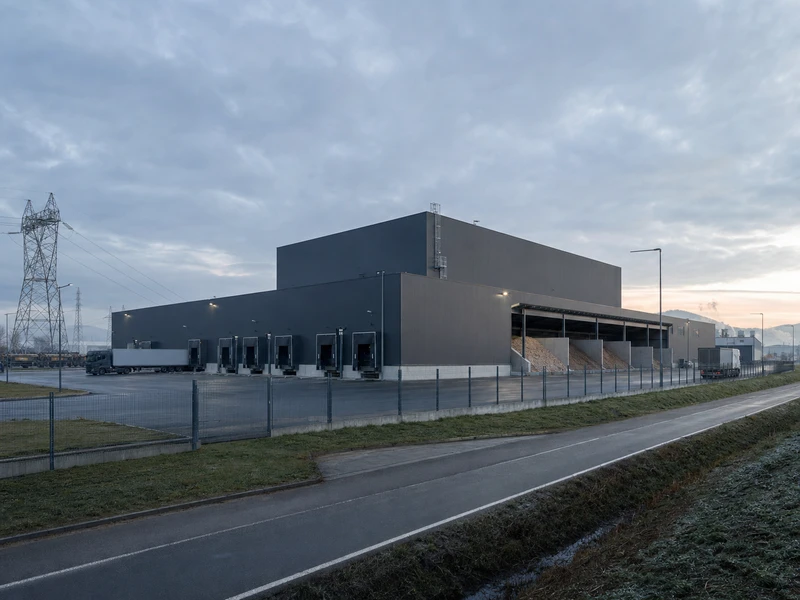 8-10 t/h large wood pellet production line in Italy