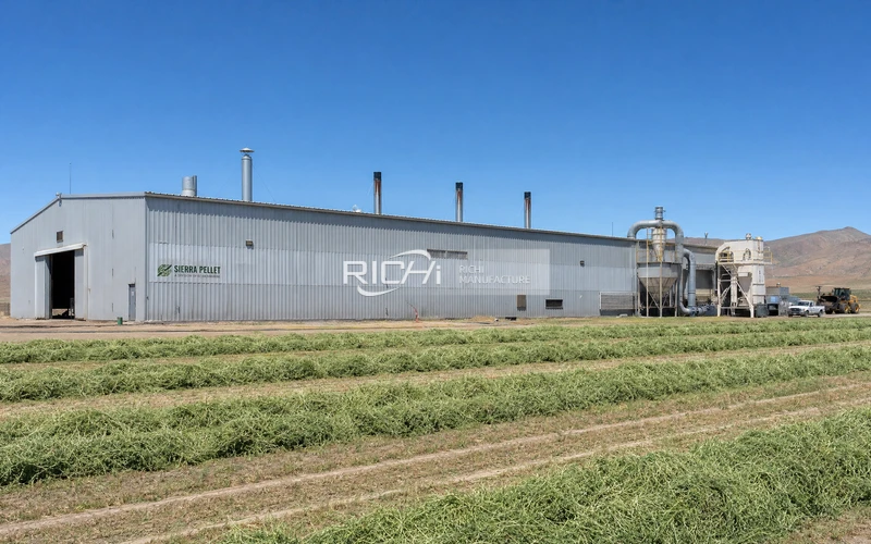 fully automatic cattle feed plant