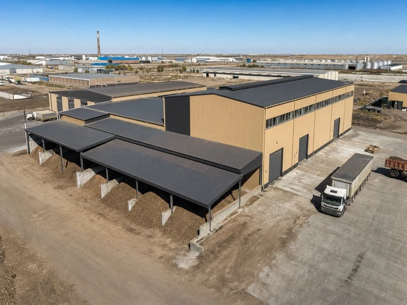 15 t/h sunflower husk pellet plant in Kazakhstan