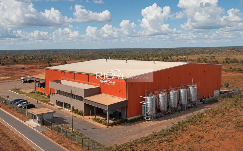 2-3T/H Premix Feed Mixing System in Brazil