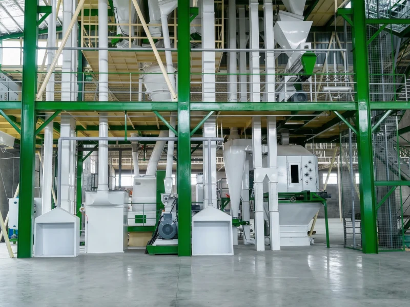 10T/H Full Automatic Livestock Compound Feed Mill in Uzbekistan