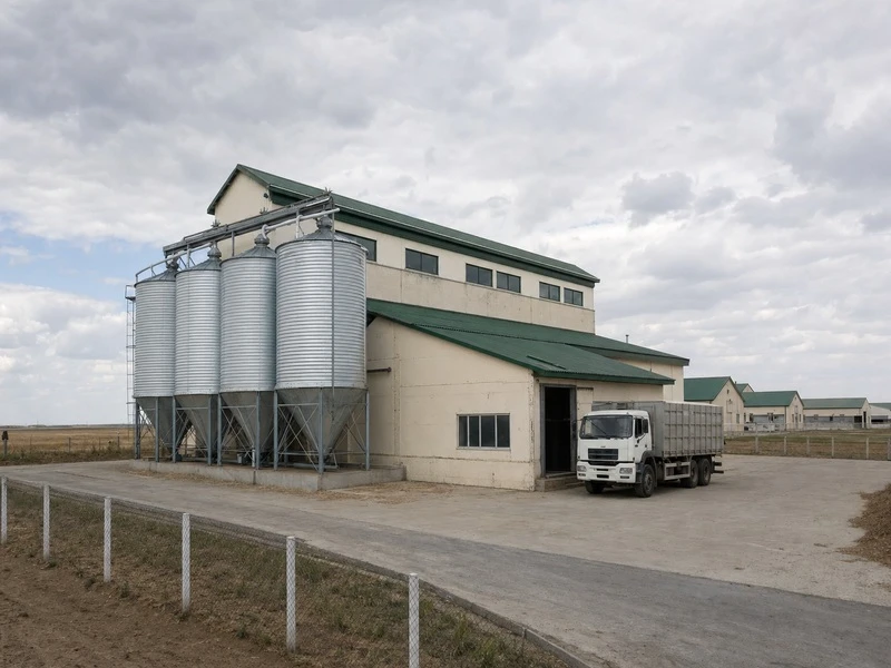 6-8t/h pig feed pellet production line in Kazakhstan