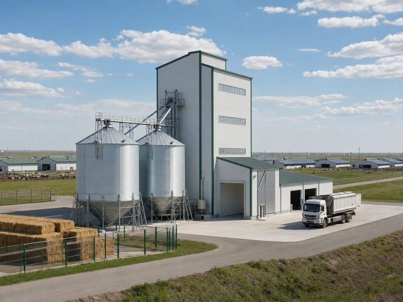 5t/h dairy cow feed pellet line in Kazakhstan