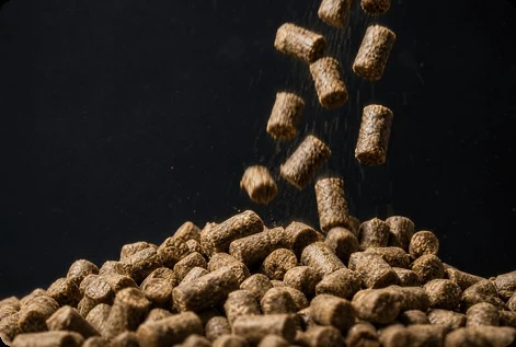 compound feed pellets