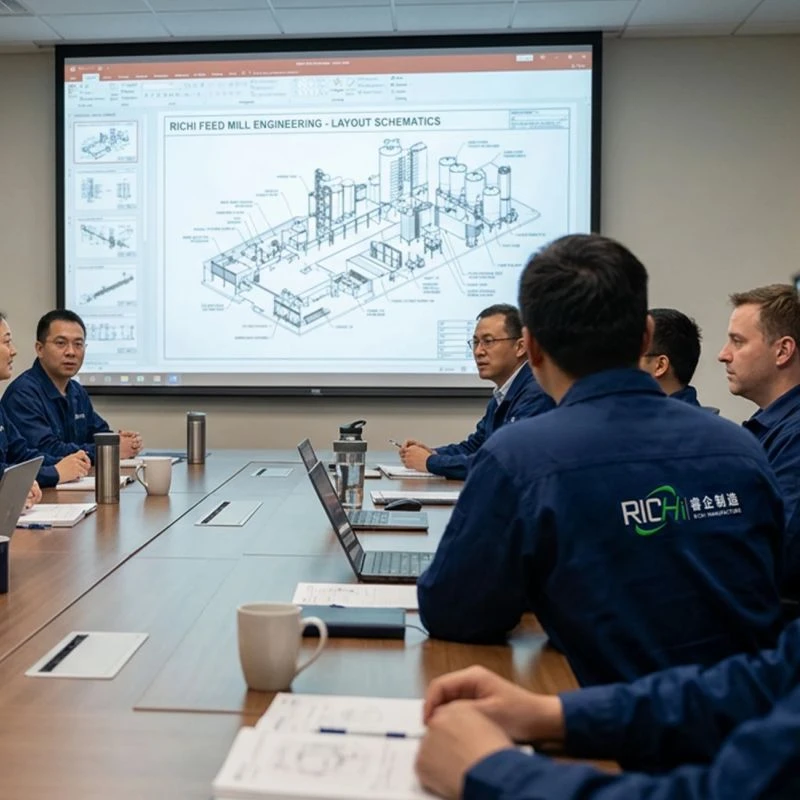 Civil Engineering and Layout Design for a Feed Mill