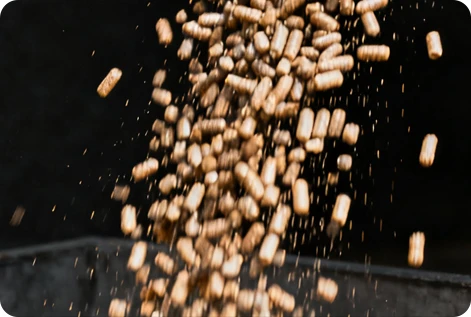Poultry feed pellets