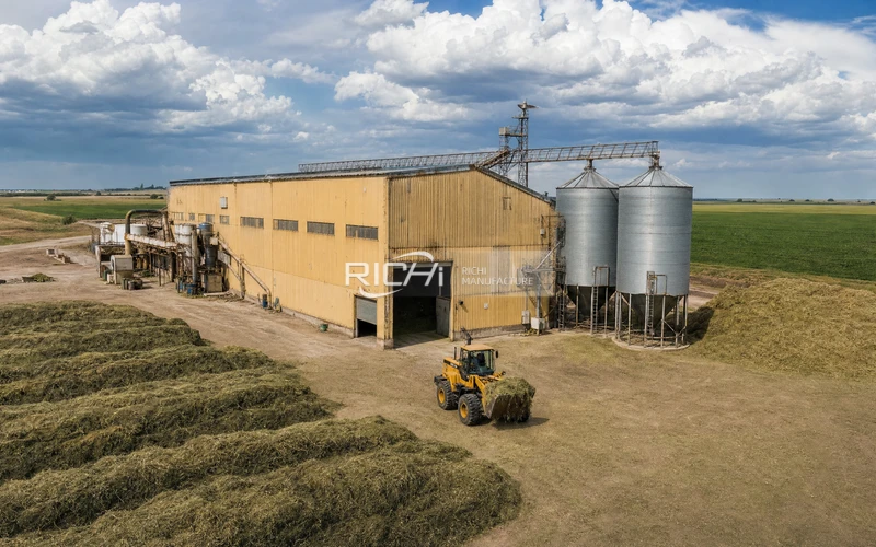 1-2T/H Fully Automatic Cattle Feed Plant in Kenya