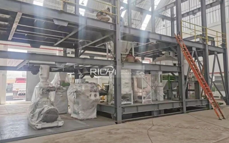 5 t/h Fully Automatic Hen Feed Production Line | Peru