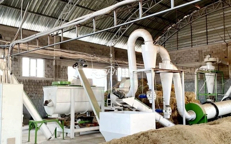 fully automatic cattle feed plant
