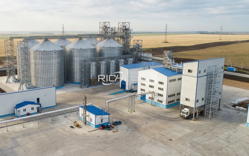 Kyrgyzstan 8-10 t/h chicken feed mill plant