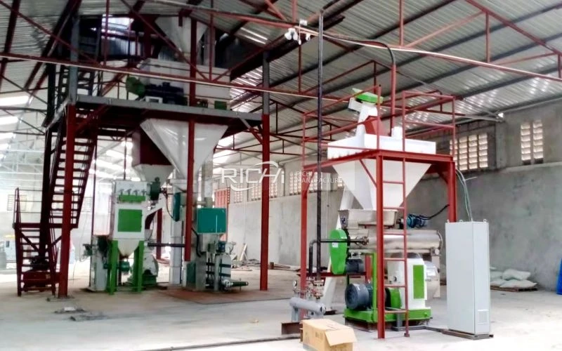 5T/H automatic layer feed plant in Saudi Arabia