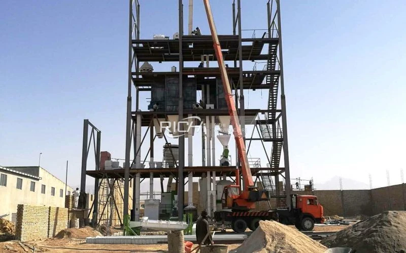 fully automatic cattle feed plant