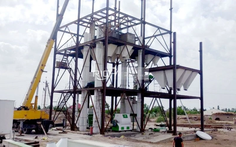 Turkey 10 t/h Commercial chicken feed mill plant