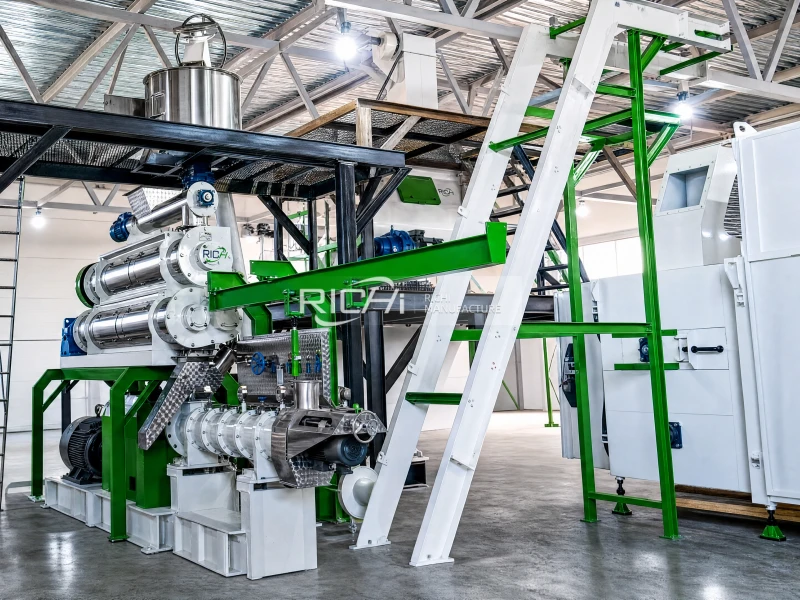 2-3T/H Pet & Floating Fish Compound Feed Mill in Russia