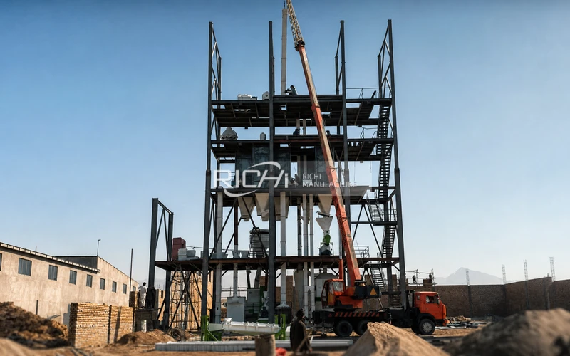12T/H Rabbit Feed Mill Project