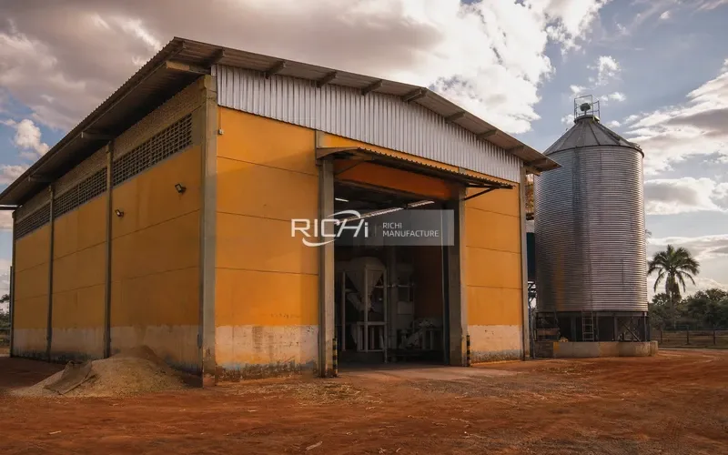 10T/H Bird Food Factory in Brazil 