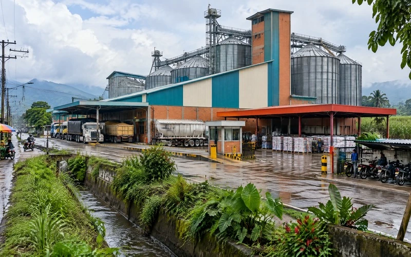 Industrial Swine Feed Mill in Colombia