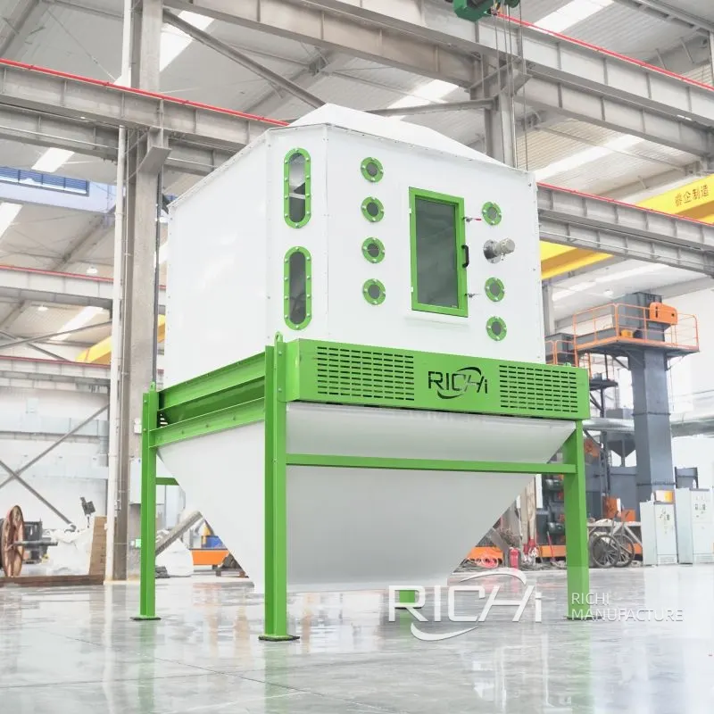 pellet cooler on factory