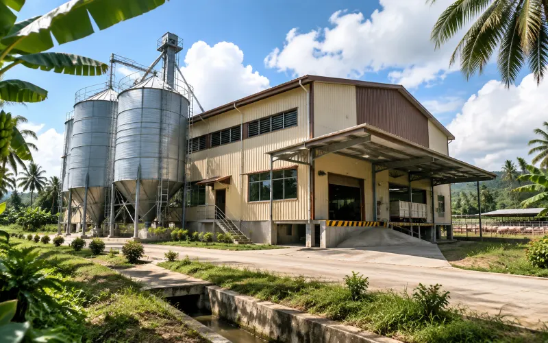 Swine Feed Mill in the Philippines for Farm Supply